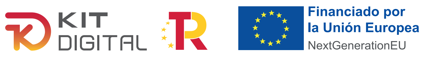 Kit Digital · Plan de Recuperación, Transformación y Resiliencia · Financiado por la Unión Europea, NextGenerationEU